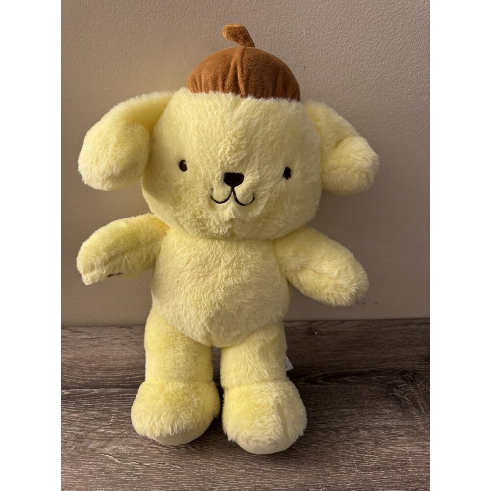 Pompompurin Build A Bear Hello Kitty and Friends Sanrio Yellow Dog Plush Toy S1